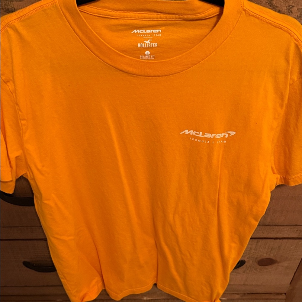 Hollister Bright Orange Short Sleeve Tee